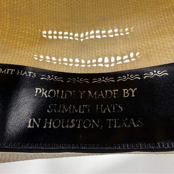Summits Hats El dorado straw cowboy western rancher 3XXX size 7 3/8 - Picture 8 of 8